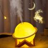 1pc Humidifier USB Small Night Light Desktop Plug-in Bedroom Stars Planets Moon Light