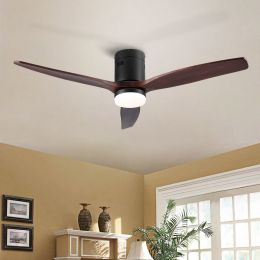 52 In.Intergrated LED Low Profile Ceiling Fan with Dimmable Light