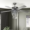 52" Kurram 5-Blade LED Ceiling Fan with Remote Control