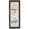 "Be Grateful" By Cindy Jacobs; Printed Wall Art; Ready To Hang Framed Poster; Black Frame