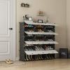 7 Tiers Portable Shoe Rack Organizer 48 Pairs Shelf Storage Cabinet for Heels