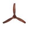 52 In.Solid Wood Blade Low Profile Ceiling Fan without Light