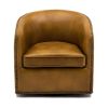 Trenton Swivel Arm Chair - Camel