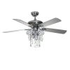 52" Kurram 5-Blade LED Ceiling Fan with Remote Control