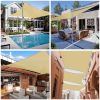 13'x10' Rectangle Sun Shade Sail/beige