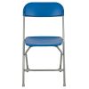 Herculesâ„¢ Series Plastic Folding Chair - Blue - 650LB Weight Capacity Comfortable Event Chair - Lightweight Folding Chair -