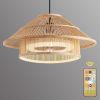 20 Inch Bamboo ceiling fan lights