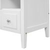 36&quot; Bathroom Vanity Base Only; Solid Wood Frame and MDF Boards; White