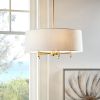 [Only support Drop Shipping Buyer] Presidio 5-Light White Drum Shade Chandelier