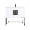 Manhattan Comfort Scarsdale 36" Bathroom Vanity Sink in White