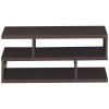 3-Tier Rectangular Modern Coffee Table with Storage Shelf