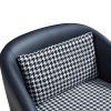 Modern accent chair armchair black and white sack living room and bedroom