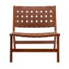 COOLMORE Solid Wood Frame Chair With White Wool Carpet. Modern Accent Chair Lounge Chair for Living Room