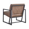 Modern design high quality PU(BROWN)+ steel armchair; for Kitchen; Dining; Bedroom; Living Room