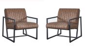 Modern design high quality PU(BROWN)+ steel armchair; for Kitchen; Dining; Bedroom; Living Room