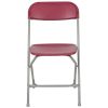 Herculesâ„¢ Series Plastic Folding Chair - Red - 650LB Weight Capacity Comfortable Event Chair - Lightweight Folding Chair -