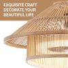 20 Inch Bamboo ceiling fan lights