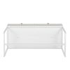 2 Rattan Drawer Coffee Table, Modern Furniture Decor, for Living Room Reception, Easy Assembly, Rectangular Unique Coffee Table