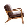 COOLMORE Wood Frame Armchair; Modern Accent Chair Lounge Chair for Living Room