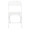 Herculesâ„¢ Series Plastic Folding Chair - White - 650LB Weight Capacity Comfortable Event Chair - Lightweight Folding Chair -