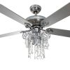 52" Kurram 5-Blade LED Ceiling Fan with Remote Control