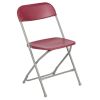 Herculesâ„¢ Series Plastic Folding Chair - Red - 650LB Weight Capacity Comfortable Event Chair - Lightweight Folding Chair -