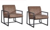 Modern design high quality PU(BROWN)+ steel armchair; for Kitchen; Dining; Bedroom; Living Room