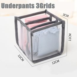 Jeans Organization Storage Box Closet Organizer Clothing Organization System Drawer Organizers Cabinet Pants Storage Organizer (Color: Underpants 3Grids)