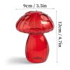 7 Style Mushroom Glass Vase Creative Hydroponics Vases Aromatherapy Bottle Desktop Crafts Ornament Living Room Home Office Decor