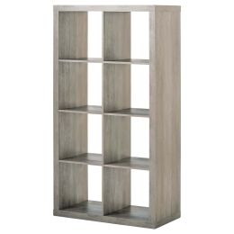 8-Cube Storage Organizer (Color: Rustic Gray)