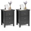 Beautiful Design Modern Style Bedside Cabinet With 3 Drawers