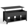 Lift Top Coffee Table with Storage Lower Shelf