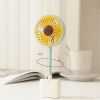 1pc Handheld Clip Small Fan Mini Portable Pocket Fan USB Rechargeable Desktop Small Fan; desk fan