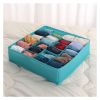 1pc 24 Grids Home Foldable & Washable Closet Organizer For Underwear; Socks Bra And Pantie Drawer Organizer; Household Storage Organization