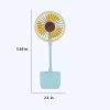 1pc Handheld Clip Small Fan Mini Portable Pocket Fan USB Rechargeable Desktop Small Fan; desk fan