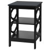 Simple And Fashion 3-tier Sofa Side End Accent Table Nightstand