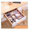 4 PCS Adjustable Drawer Dividers Plastic Storage Drawer Dividers DIY Grid Drawer Organizer Dividers Organization Tools Socks Underwear Makeup Clothes