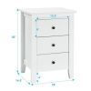 Beautiful Design Modern Style Bedside Cabinet With 3 Drawers