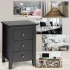 Beautiful Design Modern Style Bedside Cabinet With 3 Drawers