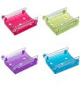 Refrigerator Pull out Bins - Hanging Retractable Fridge Shelf - Fridge Drawer - Storage Organizer Box