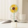 1pc Handheld Clip Small Fan Mini Portable Pocket Fan USB Rechargeable Desktop Small Fan; desk fan