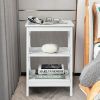 Simple And Fashion 3-tier Sofa Side End Accent Table Nightstand