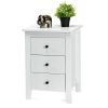 Beautiful Design Modern Style Bedside Cabinet With 3 Drawers