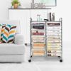 15-Drawer Utility Rolling Organizer Cart Multi-Use Storage