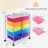 15-Drawer Utility Rolling Organizer Cart Multi-Use Storage