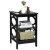 Simple And Fashion 3-tier Sofa Side End Accent Table Nightstand